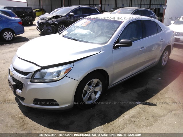1G11A5SL3FF125479 - 2015 CHEVROLET MALIBU LS SILVER photo 2