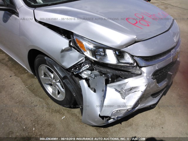 1G11A5SL3FF125479 - 2015 CHEVROLET MALIBU LS SILVER photo 6