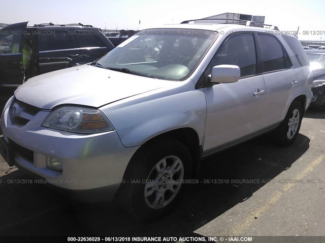 2HNYD18826H508220 - 2006 ACURA MDX TOURING SILVER photo 2