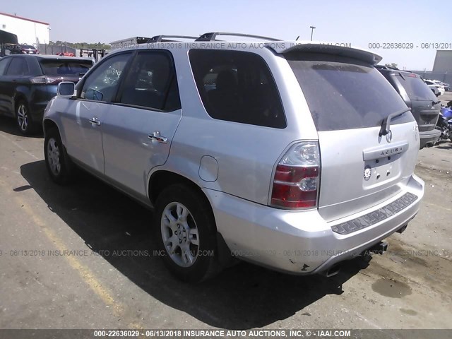 2HNYD18826H508220 - 2006 ACURA MDX TOURING SILVER photo 3