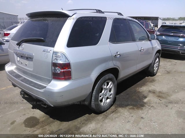 2HNYD18826H508220 - 2006 ACURA MDX TOURING SILVER photo 4