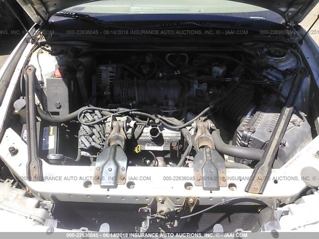 2G4WB55K811130895 - 2001 BUICK REGAL LS 银色 照片 10