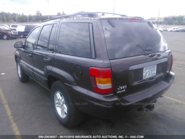 1J4GW48N44C281125 - 2004 JEEP GRAND CHEROKEE LAREDO/COLUMBIA/FREEDOM 栗色 照片 3