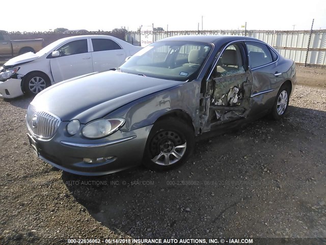 2G4WC582381198458 - 2008 BUICK LACROSSE CX GRAY photo 2