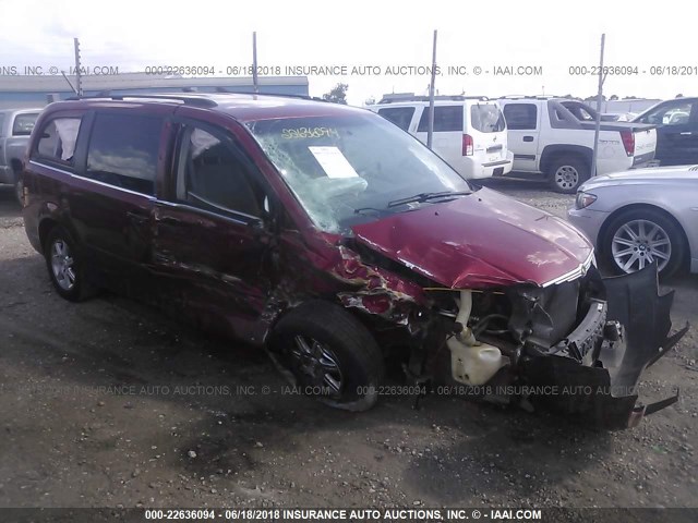 2A8HR54P58R141735 - 2008 CHRYSLER TOWN & COUNTRY TOURING BURGUNDY photo 1
