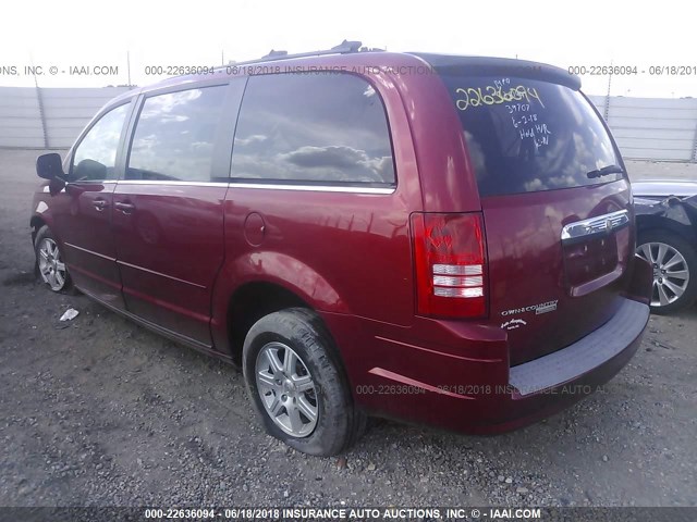 2A8HR54P58R141735 - 2008 CHRYSLER TOWN & COUNTRY TOURING BURGUNDY photo 3