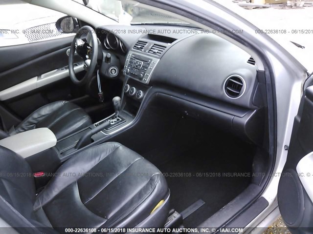 1YVHP81A095M32733 - 2009 MAZDA 6 I Серебристый фото 5