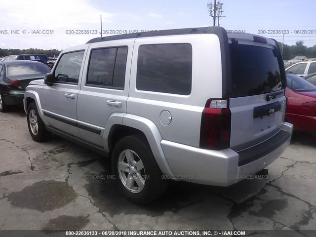 1J8HG48K77C512576 - 2007 JEEP COMMANDER 银色 照片 3