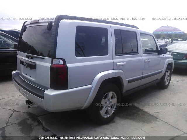 1J8HG48K77C512576 - 2007 JEEP COMMANDER 银色 照片 4