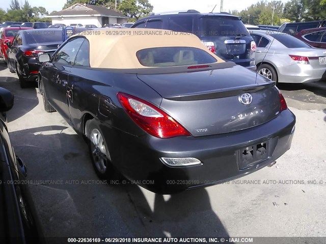 4T1FA38P57U122717 - 2007 TOYOTA CAMRY SOLARA SE/SLE GRAY photo 3