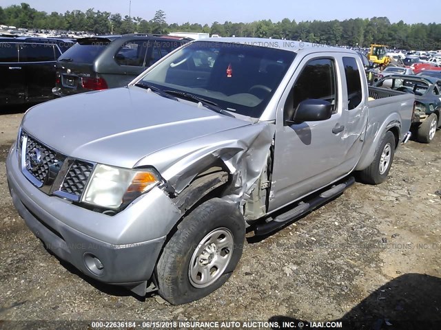 1N6BD06T77C415403 - 2007 NISSAN FRONTIER KING CAB XE SILVER photo 2