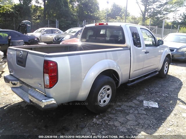 1N6BD06T77C415403 - 2007 NISSAN FRONTIER KING CAB XE SILVER photo 4
