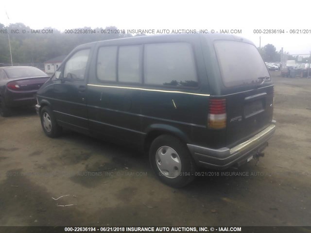 1FMCA11U9PZC36486 - 1993 FORD AEROSTAR GREEN photo 3