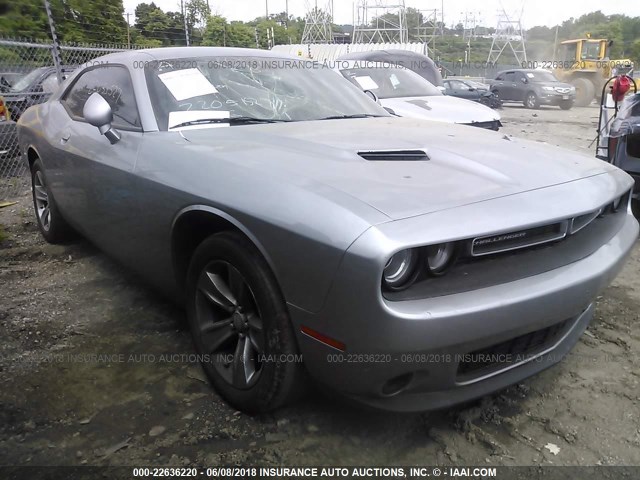 2C3CDZAG2FH787933 - 2015 DODGE CHALLENGER SXT GRAY photo 1