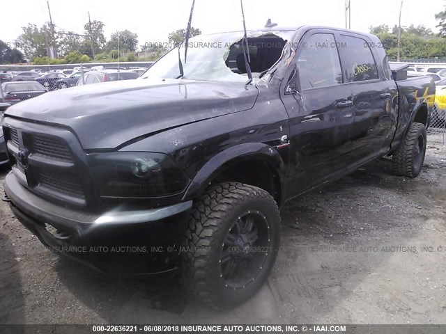 3C6UR5NLXEG320735 - 2014 RAM 2500 LARAMIE BLACK photo 2