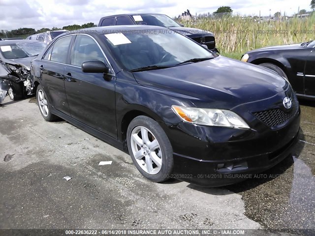 4T1BE46K78U248045 - 2008 TOYOTA CAMRY CE/LE/XLE/SE BLACK photo 1