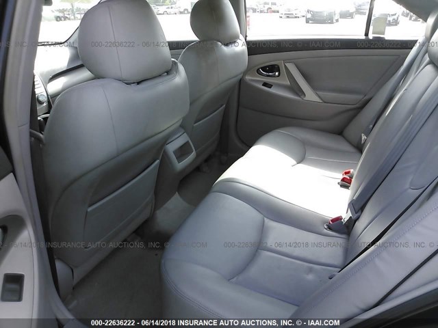 4T1BE46K78U248045 - 2008 TOYOTA CAMRY CE/LE/XLE/SE BLACK photo 8