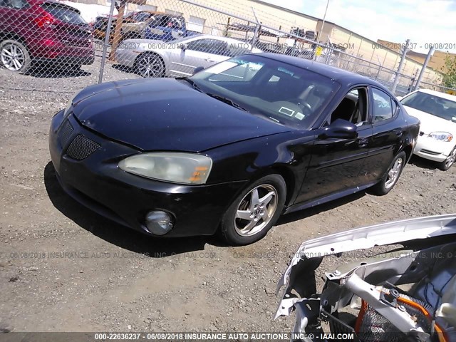 2G2WS522141277996 - 2004 PONTIAC GRAND PRIX GT2 BLACK photo 2