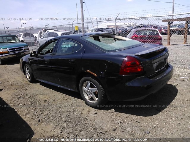 2G2WS522141277996 - 2004 PONTIAC GRAND PRIX GT2 BLACK photo 3