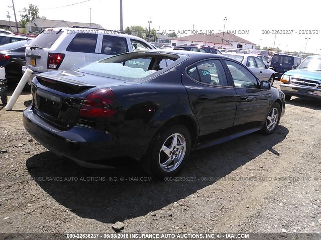 2G2WS522141277996 - 2004 PONTIAC GRAND PRIX GT2 BLACK photo 4