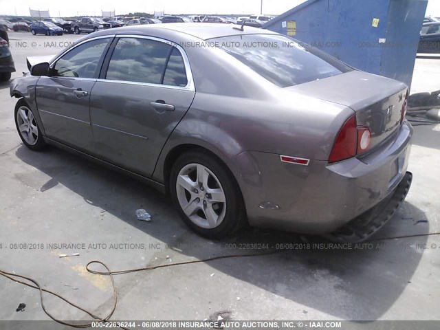 1G1ZB5EB3A4144184 - 2010 CHEVROLET MALIBU LS 棕色 照片 3