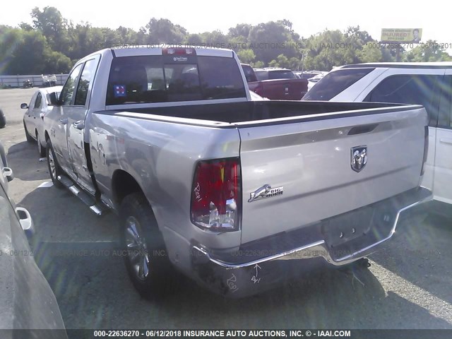 1C6RR6GG8ES311441 - 2014 RAM 1500 SLT SILVER photo 3