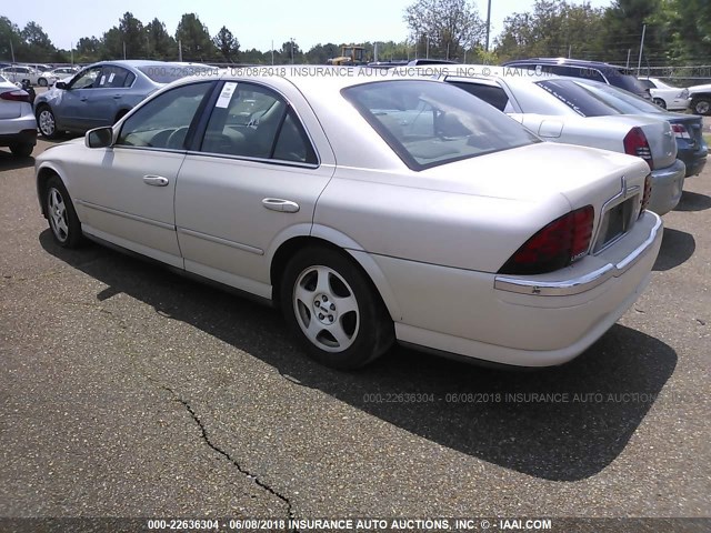 1LNHM87A1YY921964 - 2000 LINCOLN LS CREAM photo 3