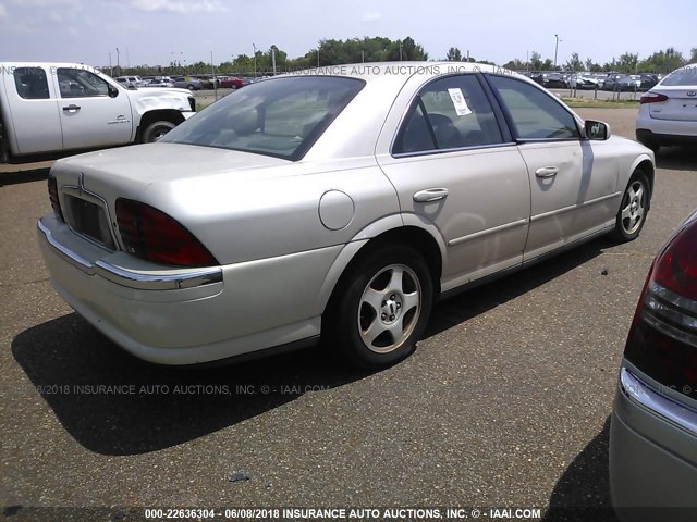 1LNHM87A1YY921964 - 2000 LINCOLN LS CREAM photo 4
