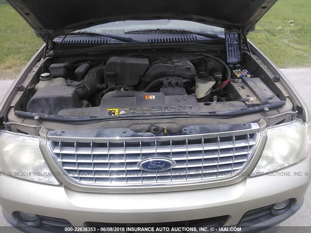 1FMZU73KX3UC16528 - 2003 FORD EXPLORER XLT/XLT SPORT/NBX GOLD photo 10