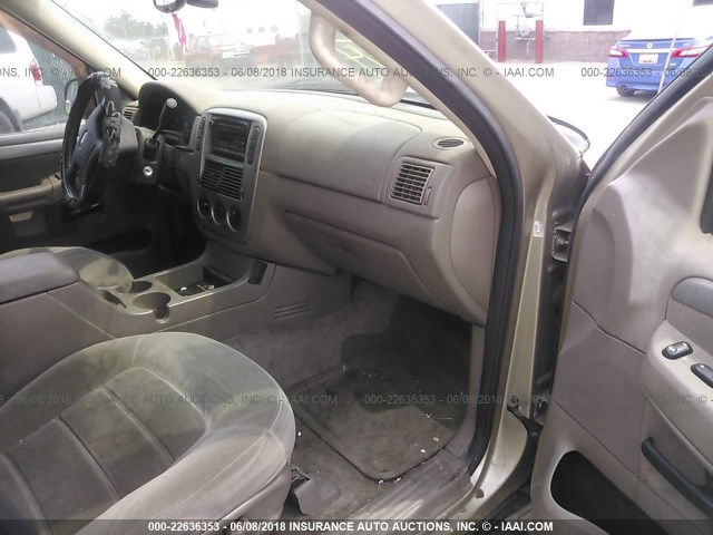 1FMZU73KX3UC16528 - 2003 FORD EXPLORER XLT/XLT SPORT/NBX GOLD photo 5
