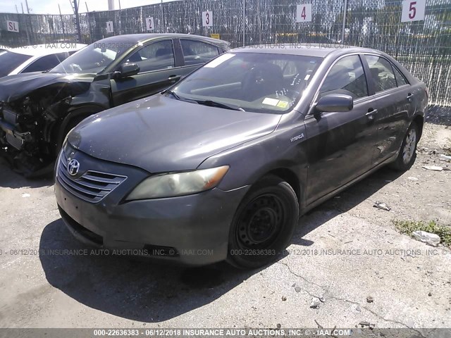 JTNBB46K873006197 - 2007 TOYOTA CAMRY NEW GENERAT HYBRID GRAY photo 2