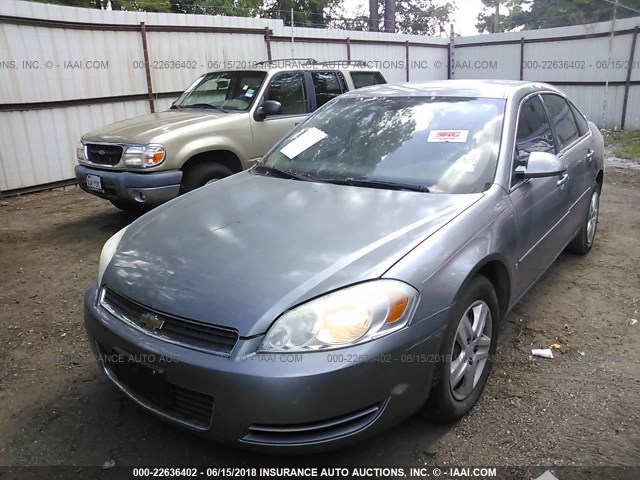 2G1WB58K769403598 - 2006 CHEVROLET IMPALA LS GRAY photo 2