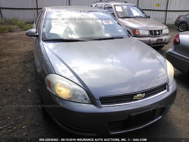 2G1WB58K769403598 - 2006 CHEVROLET IMPALA LS GRAY photo 6