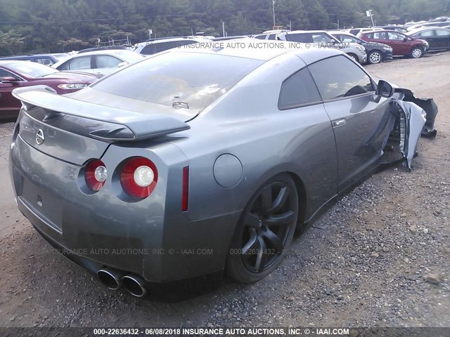 JN1AR5EF2BM240220 - 2011 NISSAN GT-R PREMIUM GRAY photo 4