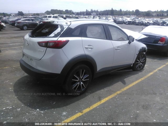 JM1DKFC72J1304255 - 2018 MAZDA CX-3 TOURING SILVER photo 4