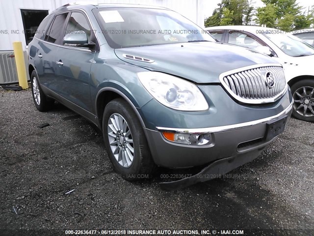 5GAEV23D89J184792 - 2009 BUICK ENCLAVE CXL TURQUOISE photo 6