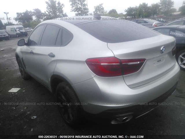 5UXKU2C56F0F95396 - 2015 BMW X6 XDRIVE35I Champagne photo 3