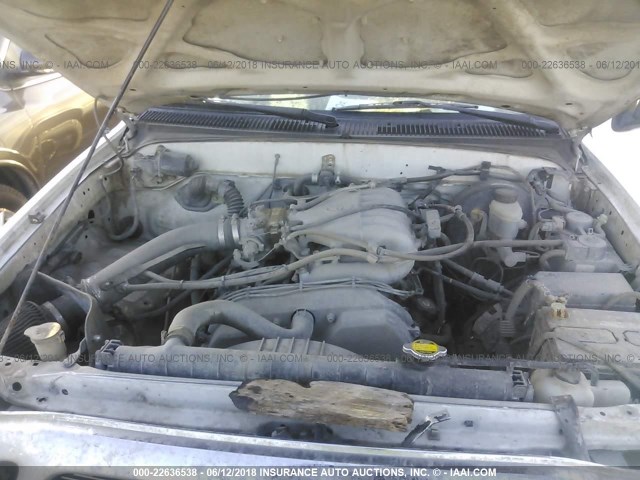 5TEGN92NX1Z871518 - 2001 TOYOTA TACOMA DOUBLE CAB PRERUNNER WHITE photo 10