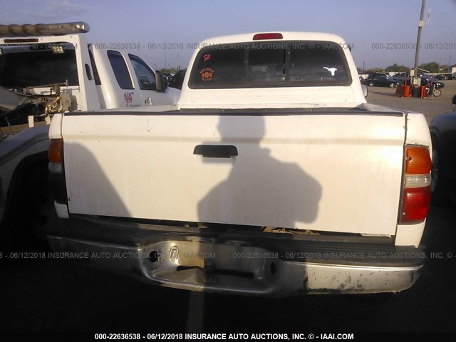 5TEGN92NX1Z871518 - 2001 TOYOTA TACOMA DOUBLE CAB PRERUNNER WHITE photo 6