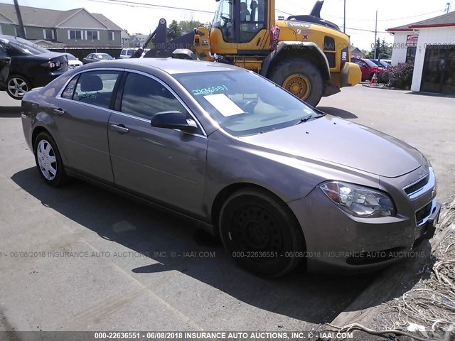 1G1ZB5E0XCF313347 - 2012 CHEVROLET MALIBU LS 灰色 照片 1
