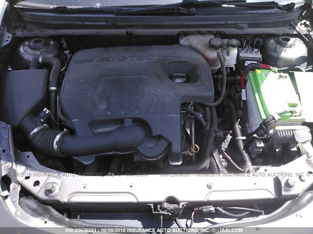 1G1ZB5E0XCF313347 - 2012 CHEVROLET MALIBU LS 灰色 照片 10