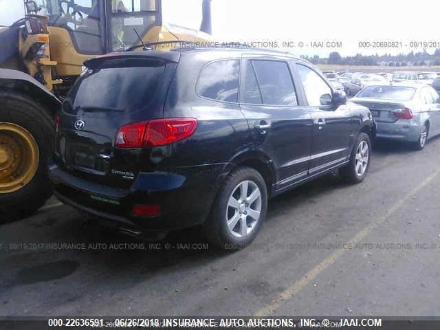 5NMSH13EX8H222510 - 2008 HYUNDAI SANTA FE SE/LIMITED Unknown photo 4