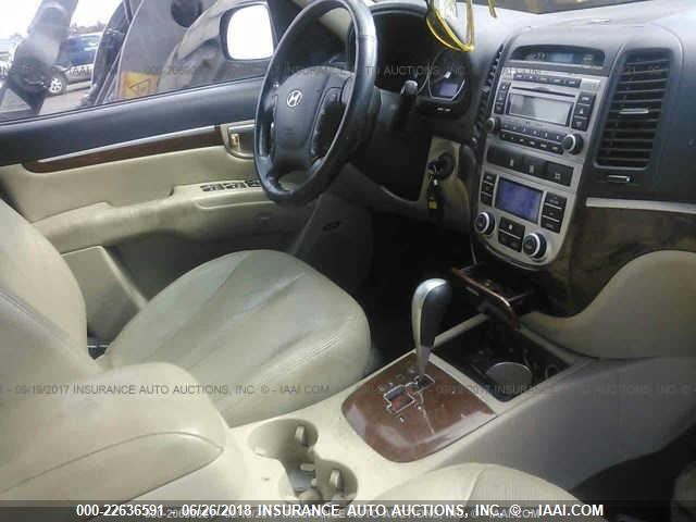 5NMSH13EX8H222510 - 2008 HYUNDAI SANTA FE SE/LIMITED Unknown photo 5