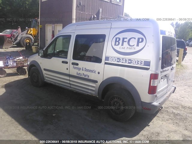 NM0LS6AN6AT033764 - 2010 FORD TRANSIT CONNECT XL SILVER photo 3
