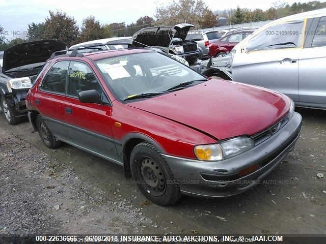 JF1GF4857TH814078 - 1996 SUBARU IMPREZA OUTBACK RED photo 1