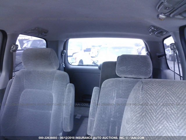 KNDUP131636467125 - 2003 KIA SEDONA EX/LX SILVER photo 8