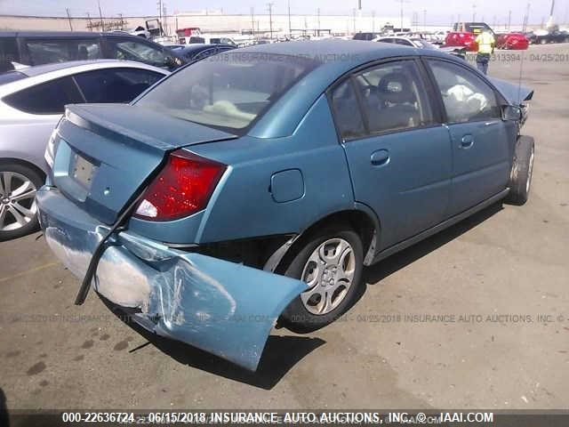 1G8AJ54F45Z137209 - 2005 SATURN ION LEVEL 2 BLUE photo 4