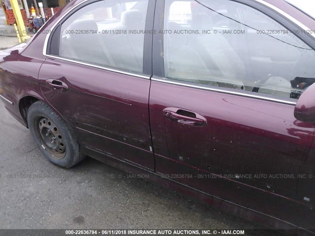 KMHWF35H75A101560 - 2005 HYUNDAI SONATA GLS/LX MAROON photo 6