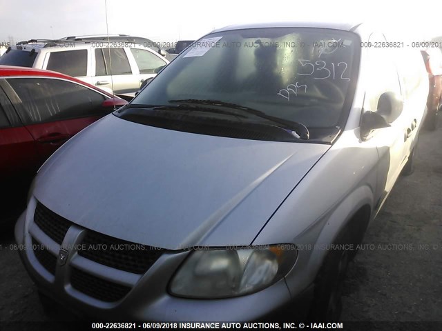 1D8GP25B93B131003 - 2003 DODGE CARAVAN SE SILVER photo 2