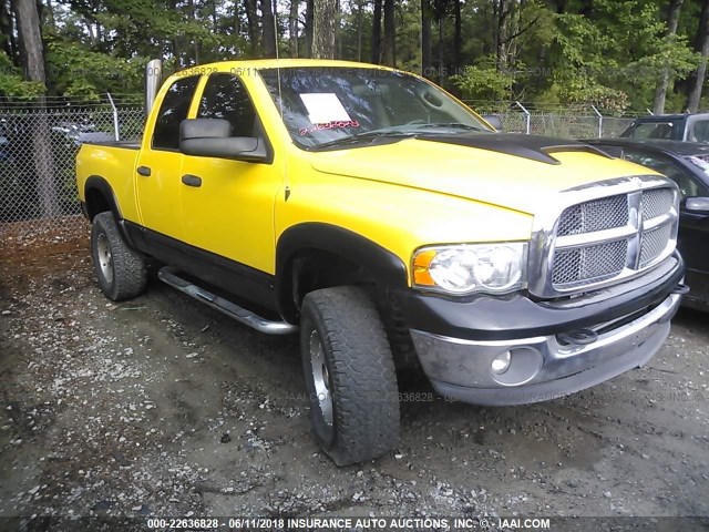 3D7KS28CX5G807423 - 2005 DODGE RAM 2500 ST/SLT 黄色 照片 1